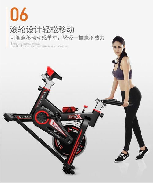 湯河店 動(dòng)感單車家用室內(nèi)超靜音健身車健身器材男女性腳踏運(yùn)動(dòng)自行車